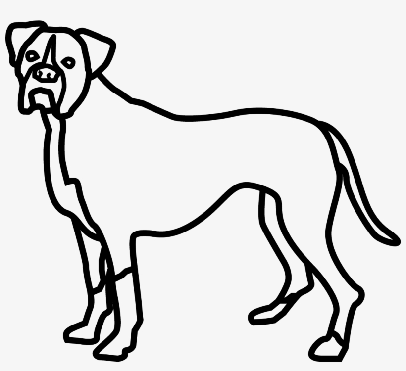Boxer Dog - Great Dane, transparent png