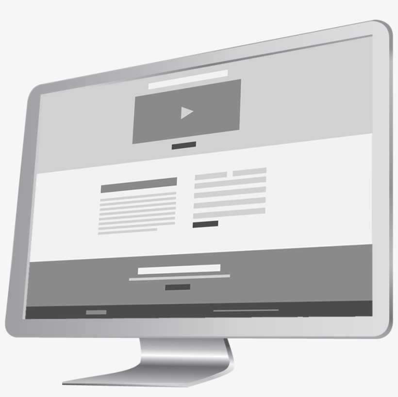 Mac Screen Convert Push Landing Page - Computer Monitor, transparent png