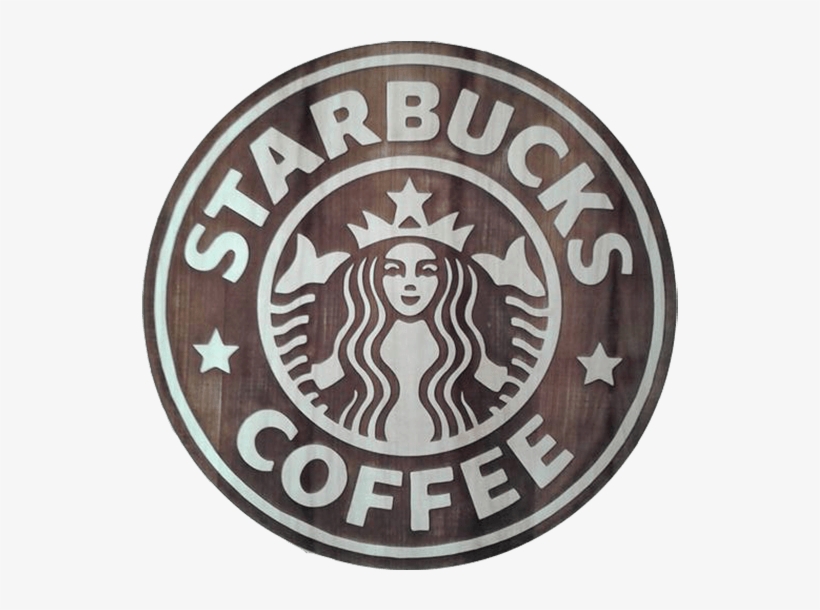 Custom Engraved Sign For Starbucks - Starbucks, transparent png