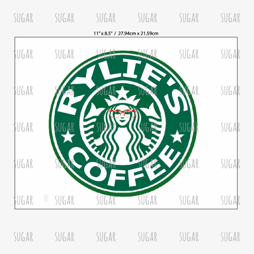 Basic Witch Coffee Custom Personalized Coffee Sublimation - Starbucks Logo Transparent White, transparent png