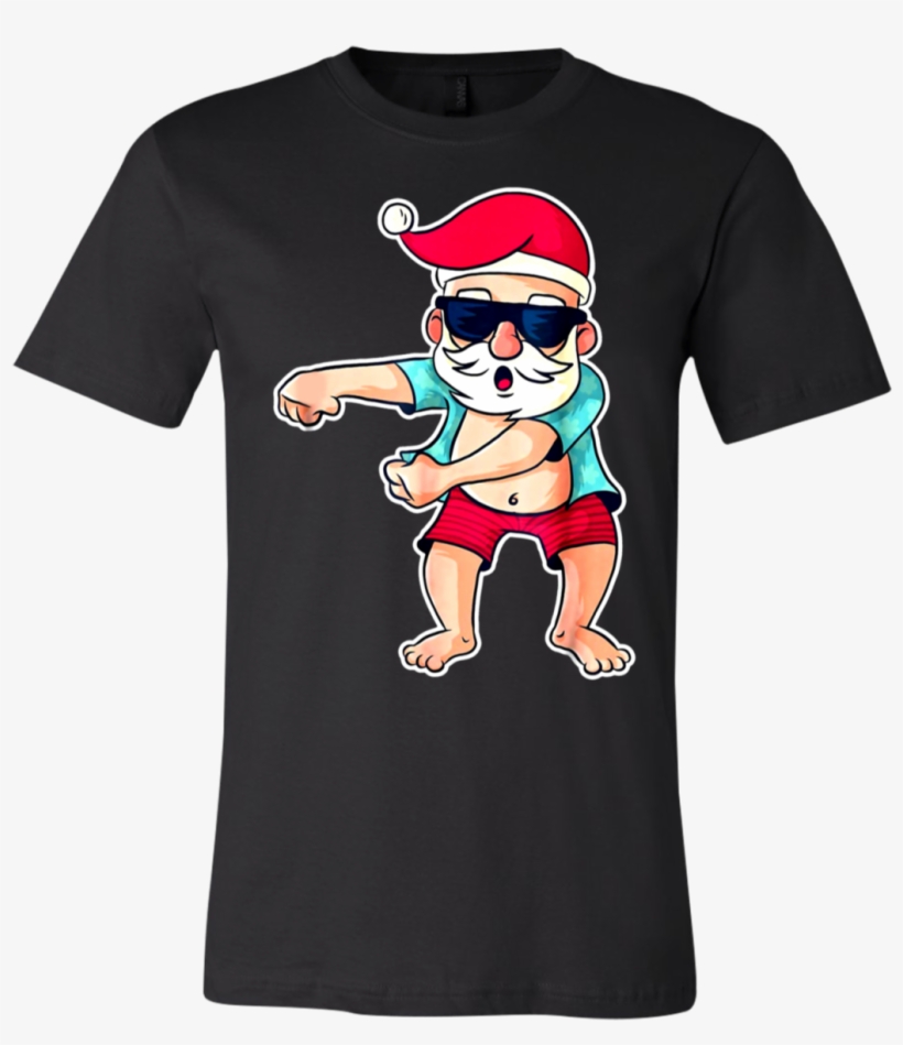 Flossing Floss Dance Santa Christmas Shirt Unisex Shirt - Santa Doing The Floss, transparent png