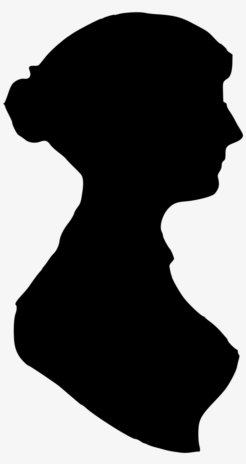 Open - Jane Austen Silhouette, transparent png