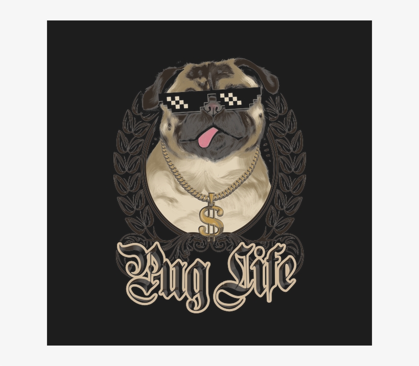 Ursula Lopez - Pug Life - Camiseta De Mujer Baby Call Me Pug, transparent png