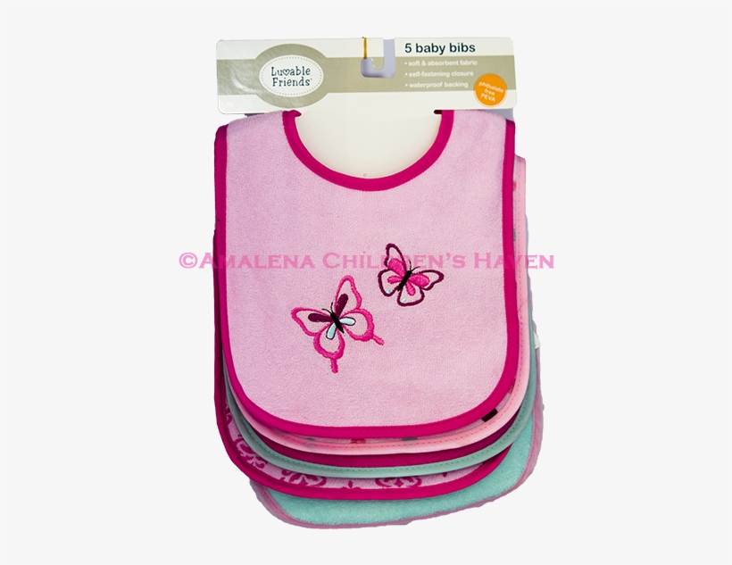 Luvable Friends 5in1 Baby Bibs - Bag, transparent png