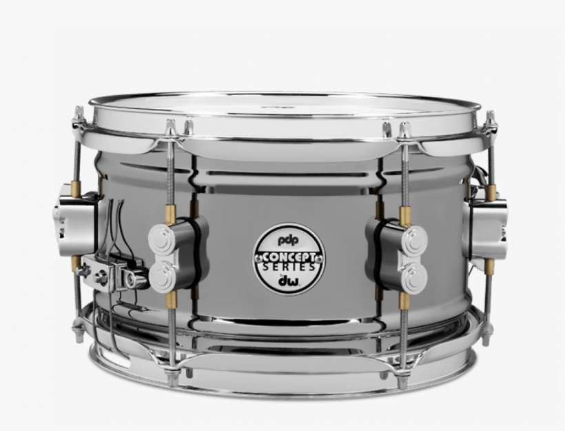 Pdp Pacific Drums Concept 6"x10" Metal Snare Drum - Tama - Starphonic Snare Pal146, 14"x6", Seamless Aluminum, transparent png