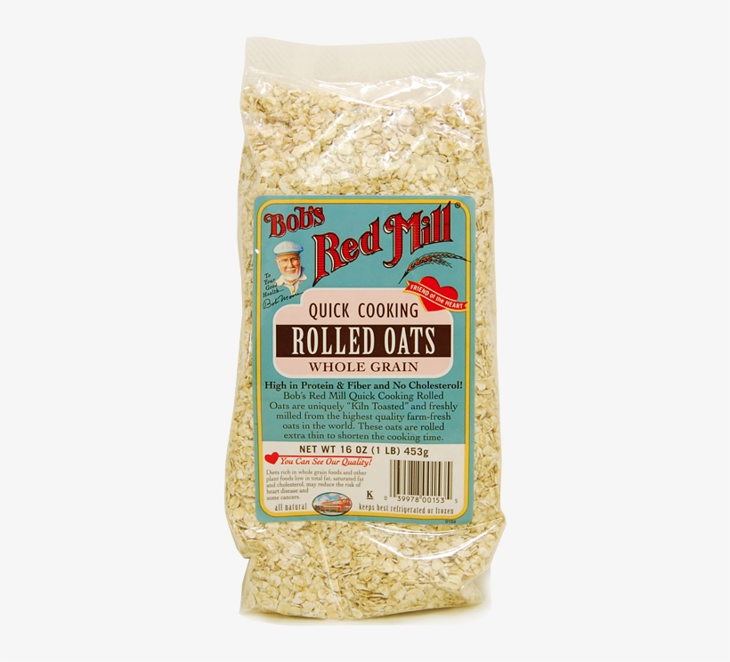 Quick Cooking Rolled Oats - Bob's Red Mill, transparent png