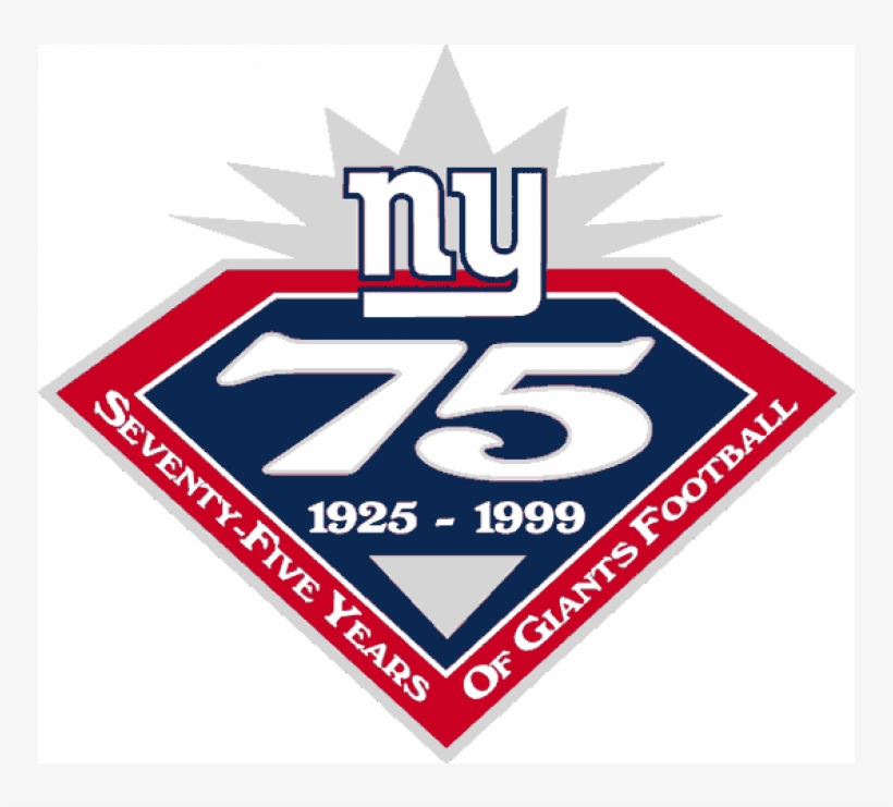 New York Giants Iron Ons - Logos And Uniforms Of The New York Giants, transparent png