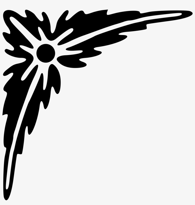 Big Image - Corner Clipart Black And White, transparent png