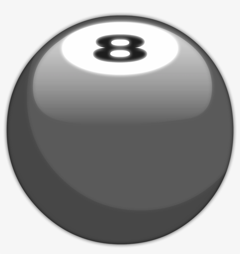 Twinkle8-ball - Billiard Ball, transparent png