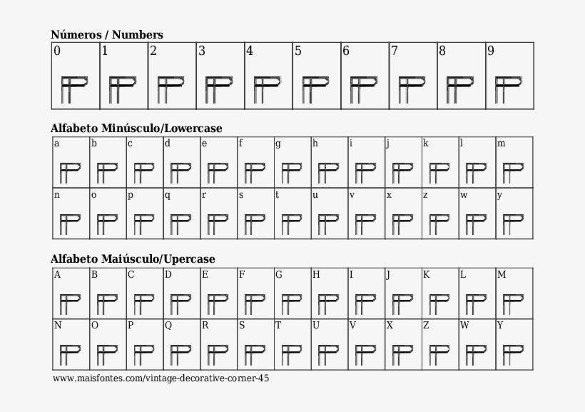 Font Details Vintage Decorative Corner - Font, transparent png