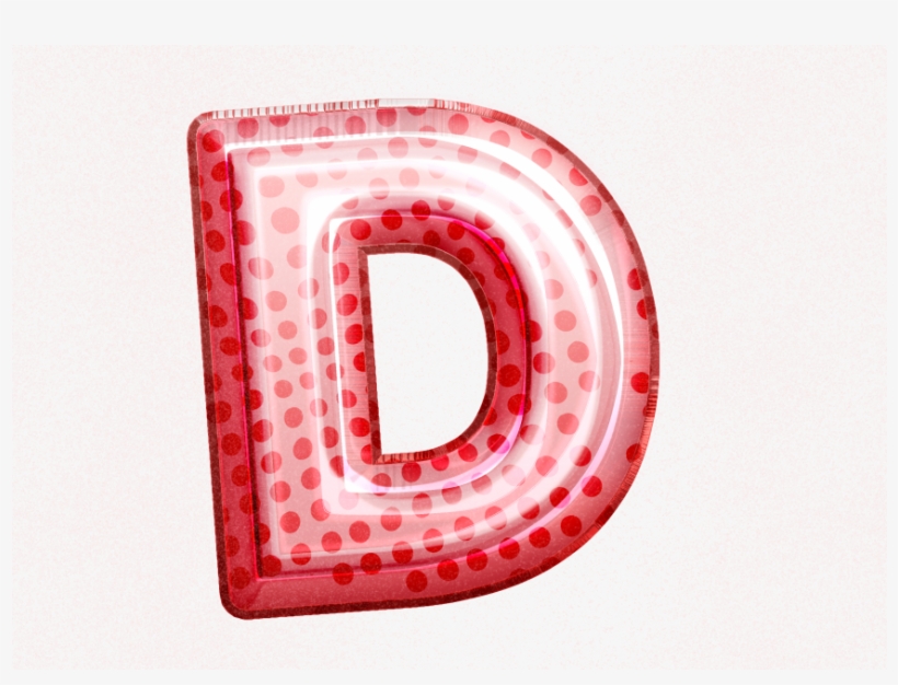 Balloon Style Letter D - Number, transparent png