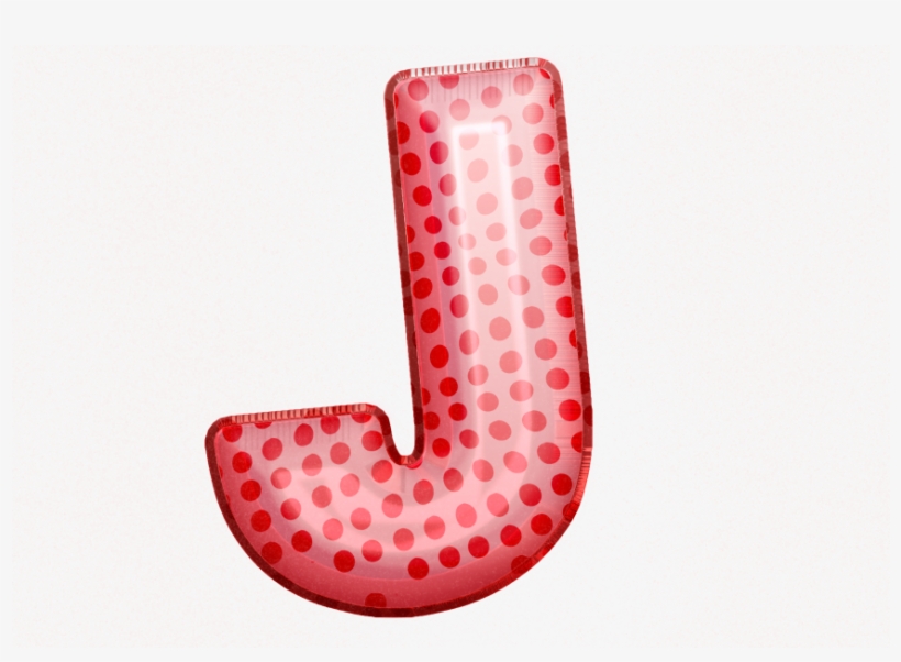 Balloon Style Letters J - Illustration, transparent png