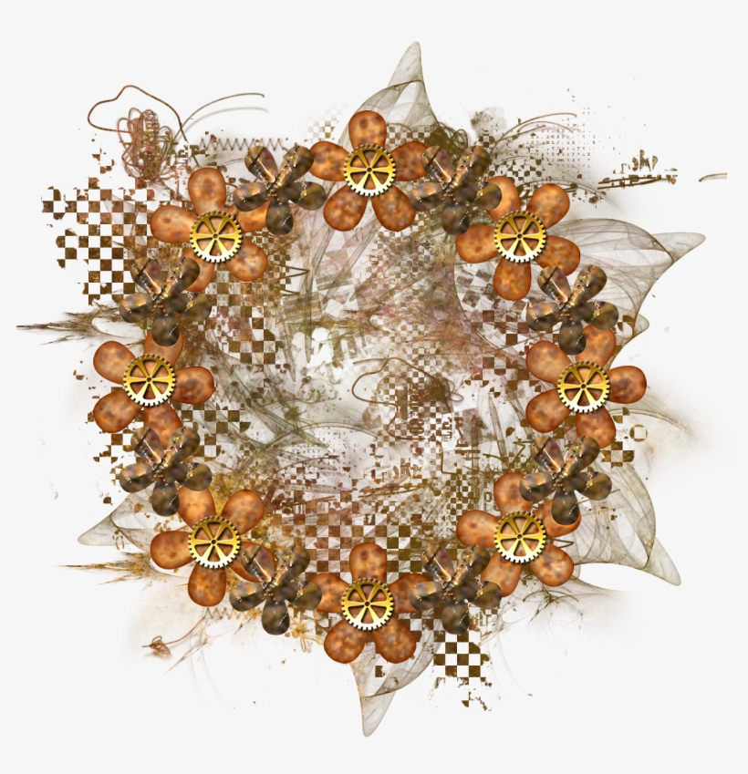 Cluster Frame 800 X - Floral Design, transparent png