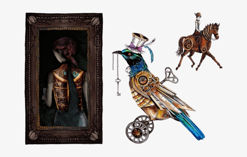 Bhs//steampunk Props - Drawing, transparent png