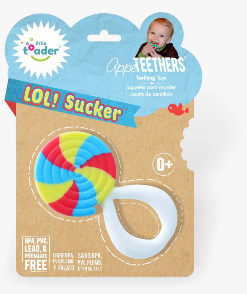 Sucker - Teether Toys Package, transparent png