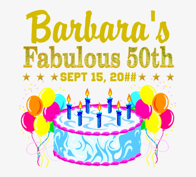 50th Birthday Banner - Birthday Party, transparent png