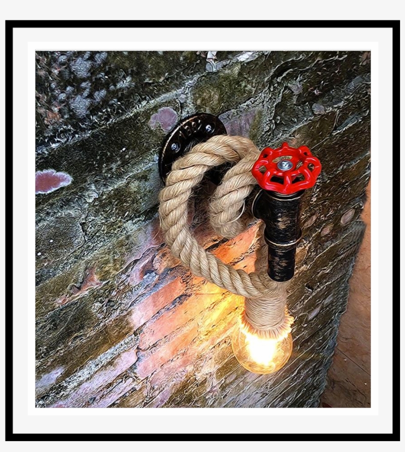 Steampunk Wall Lamp - Sconce, transparent png