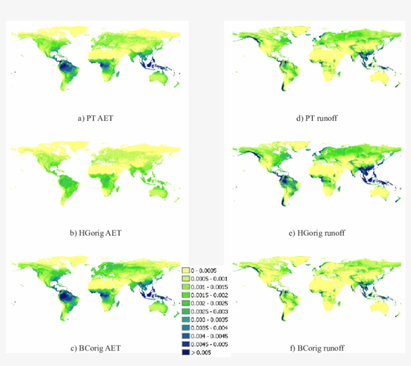 Global Maps With On The Left Annual Average Daily Actual - World Map, transparent png
