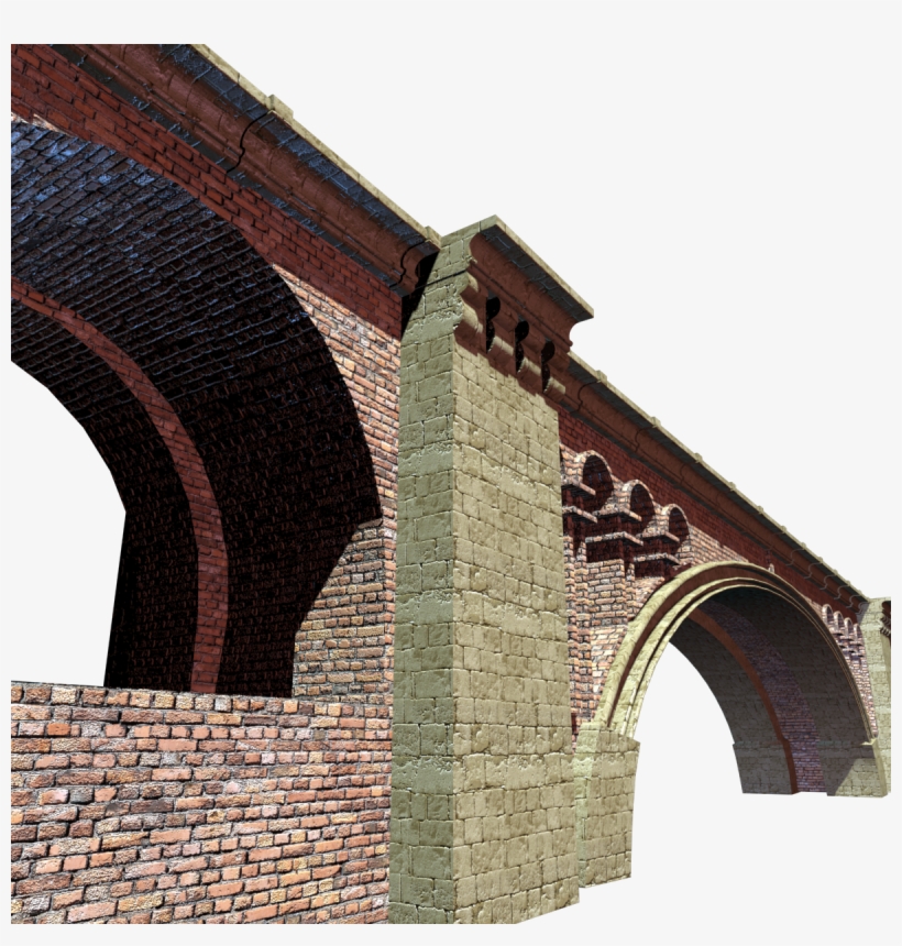 Stone Bridge - Arch Bridge, transparent png