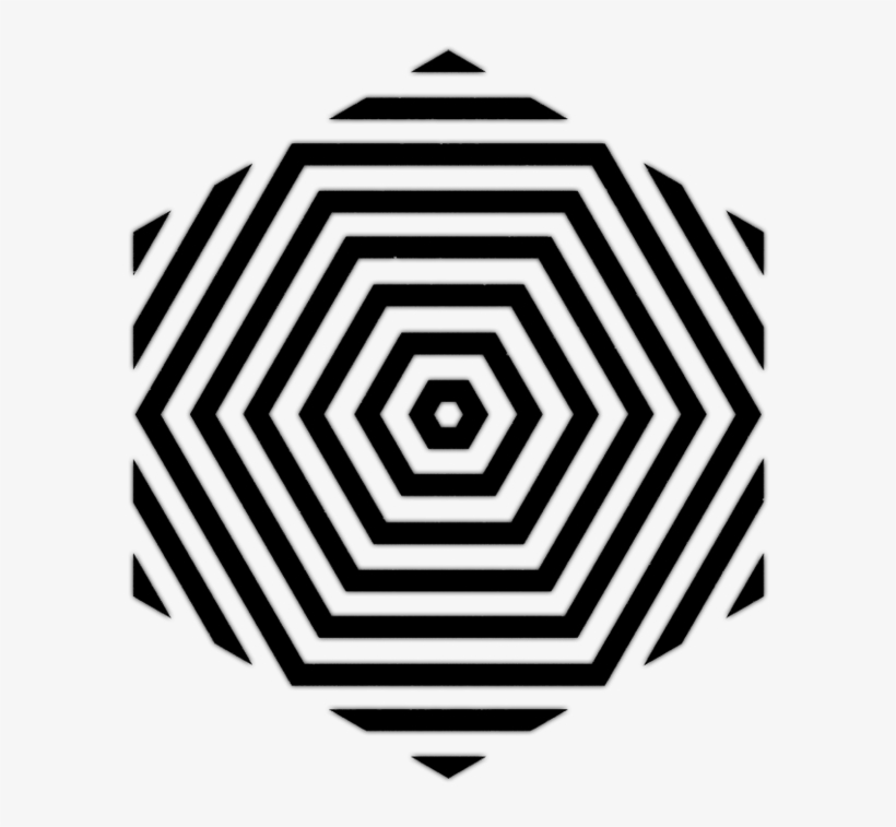 Hexagon Sticker - Actress Splazsh, transparent png