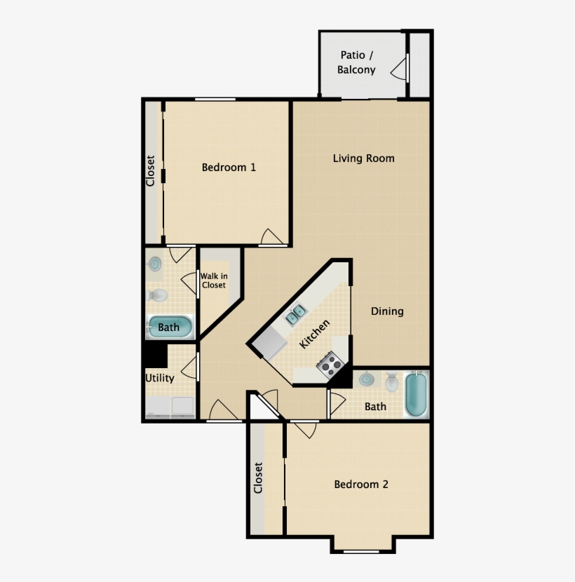 Furnish This Floor Plan - Floor Plan, transparent png