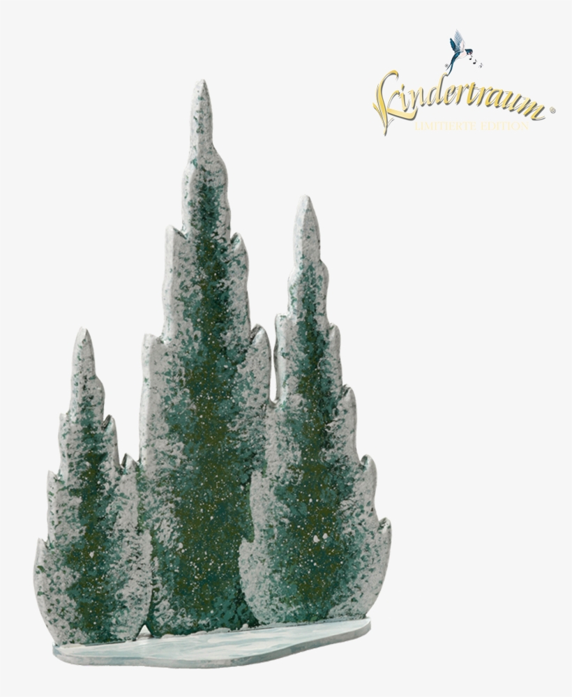 Winter Cypress Trees, 1 Piece - Christmas Tree, transparent png