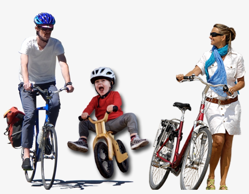 Image01 - Jovenes En Bicicleta Png, transparent png