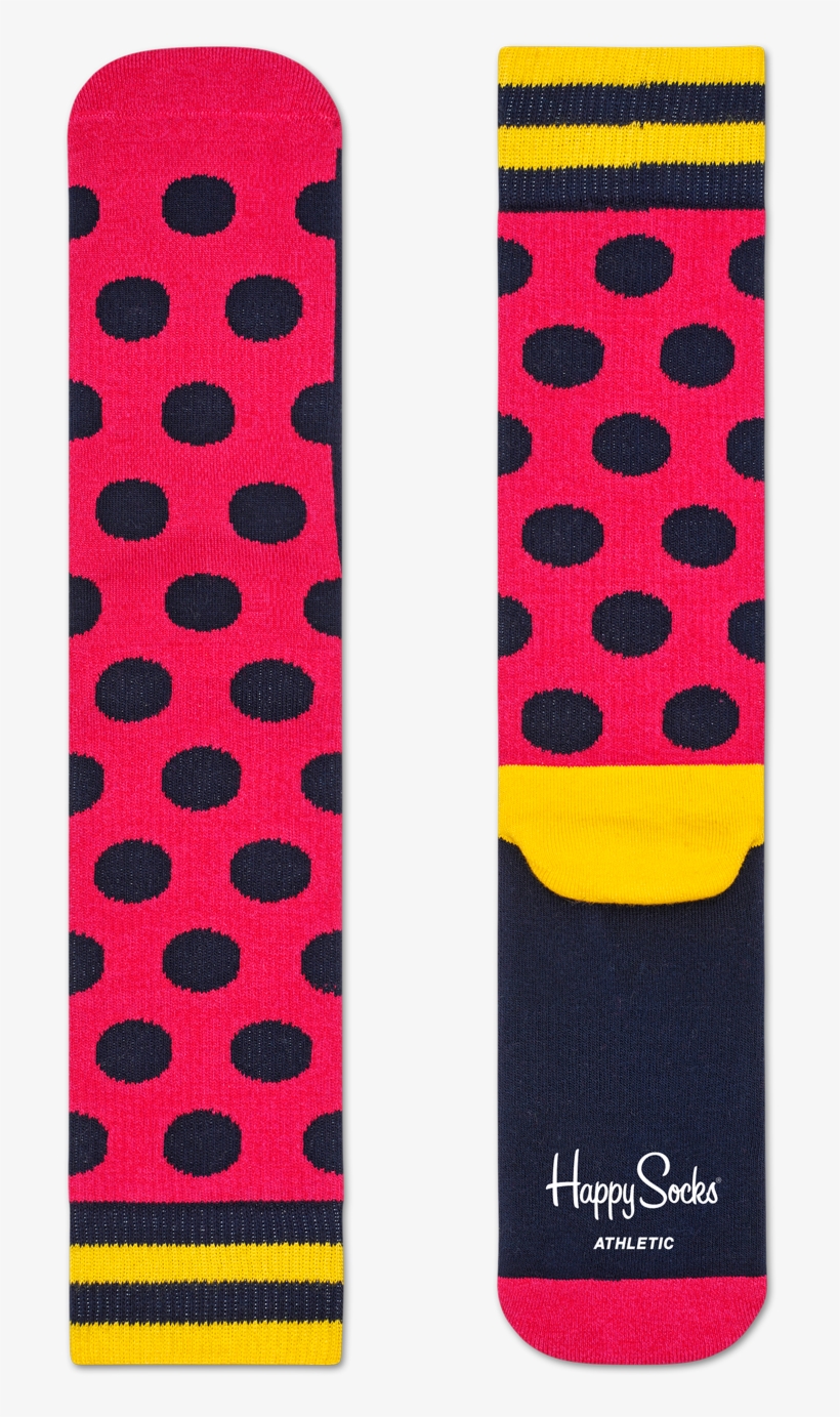 Colourful Athletic Socks For Soprts Comfy Happy Socks - Polka Dot, transparent png