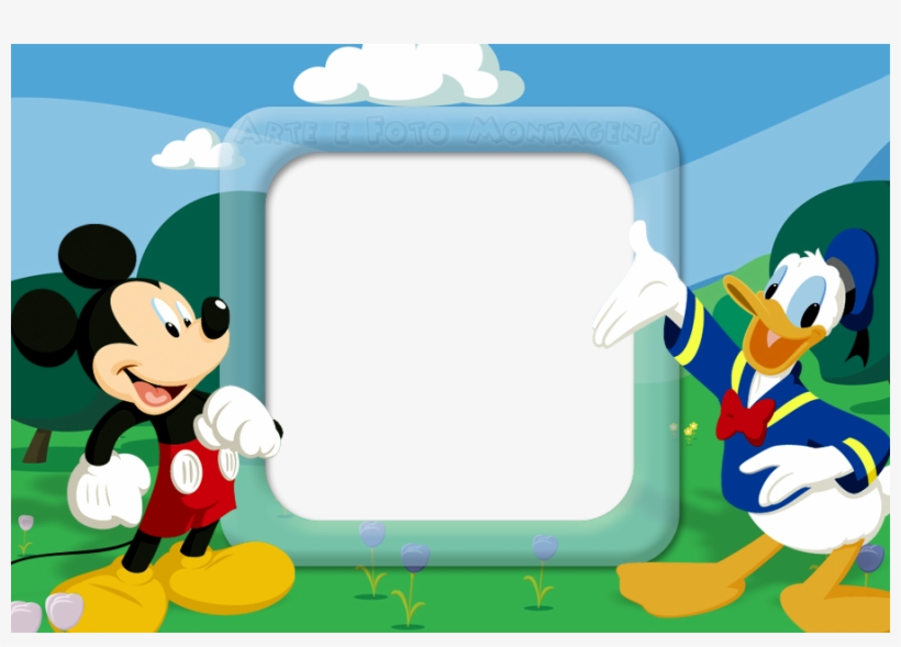 Personagens M P - Molduras Para Fotos Mickey, transparent png