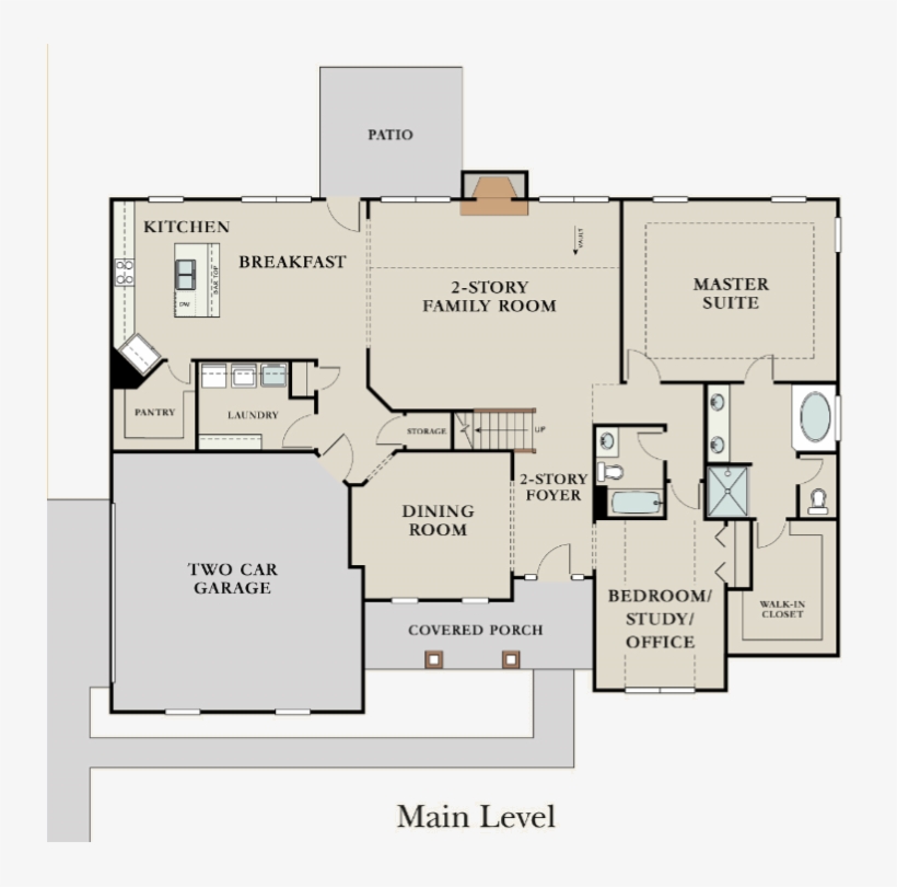 Ashley First Floor Plan - Floor Plan, transparent png