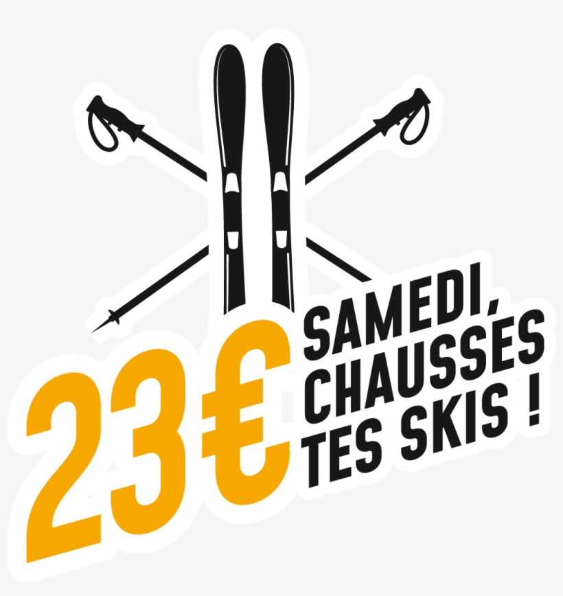 How To Buy "samedi, Chausses Tes Skis" Discount Pass - Ski, transparent png