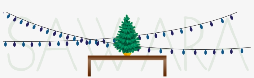 This Slow-growing Evergreen Makes Our List Of The Best - Vector Guirnalda Luces, transparent png