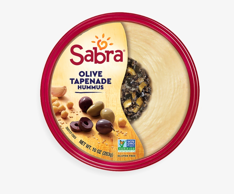 olive Tapenade Hummus - Sabra Classic Hummus, transparent png