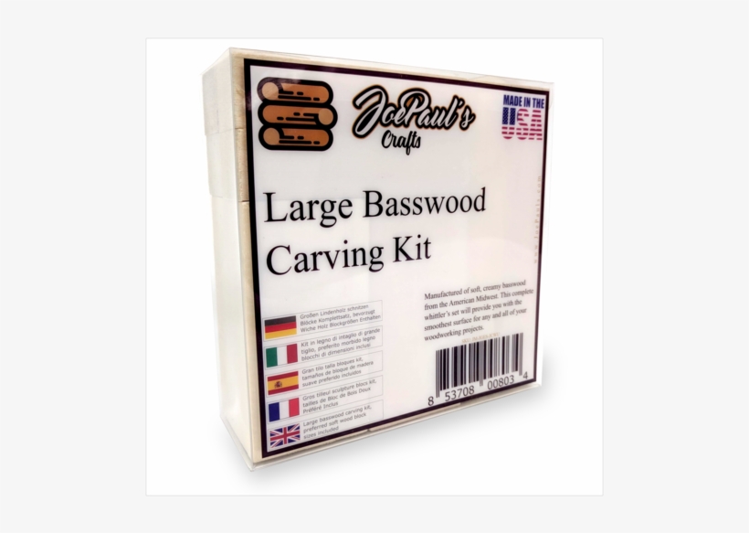 Large Basswood Carving Blocks Kit - Flyer, transparent png