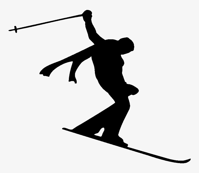 Sticker Skier Ambiance Sticker Kil Skier - Skier Turns, transparent png