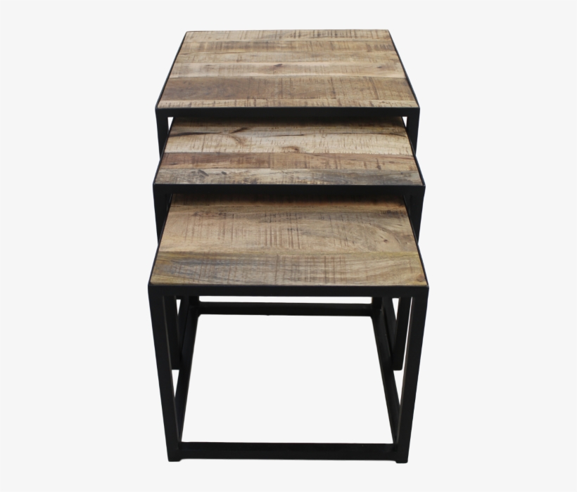 3 Piece Square Coffee Table Set - Coffee Table, transparent png