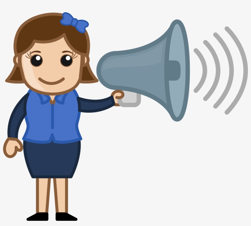 Ccs Girl Microphone - Speaker Cartoon, transparent png