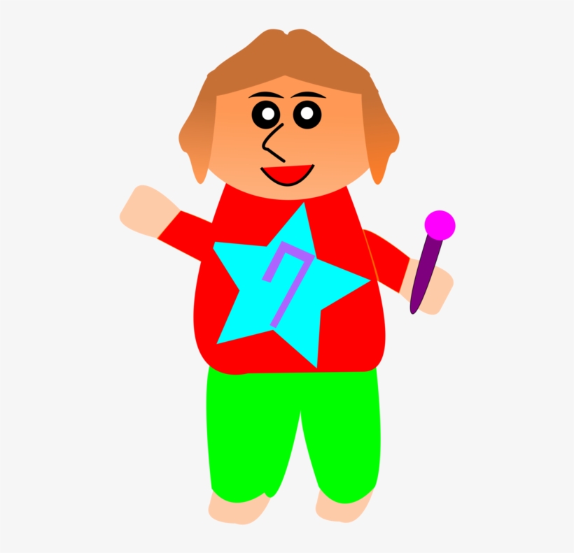 Cartoon Microphone Clothing Thumb Human Behavior - Cartoon, transparent png