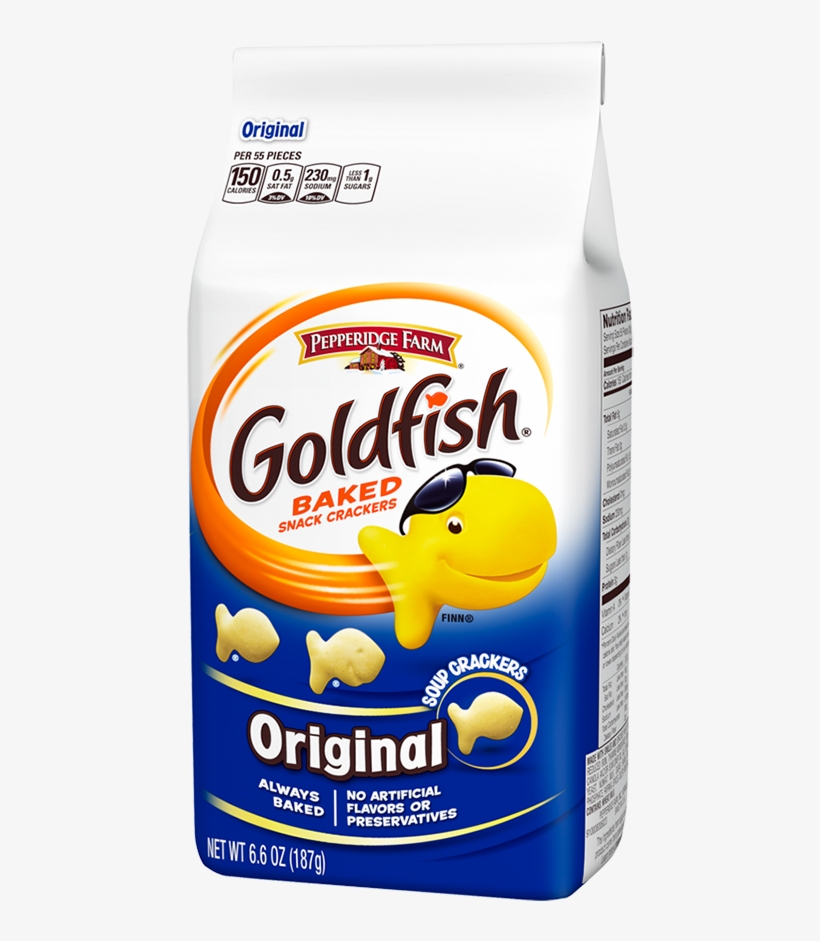Goldfish® Original Baked Snack Crackers - Original Goldfish, transparent png