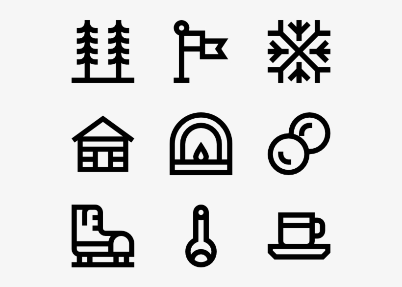 Skiing - Detailed Icon, transparent png