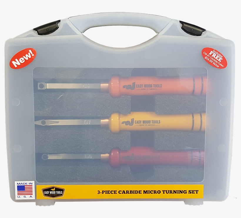 Easy Wood Tools 3 Piece Micro Tools Set - Easy Wood Tools, transparent png