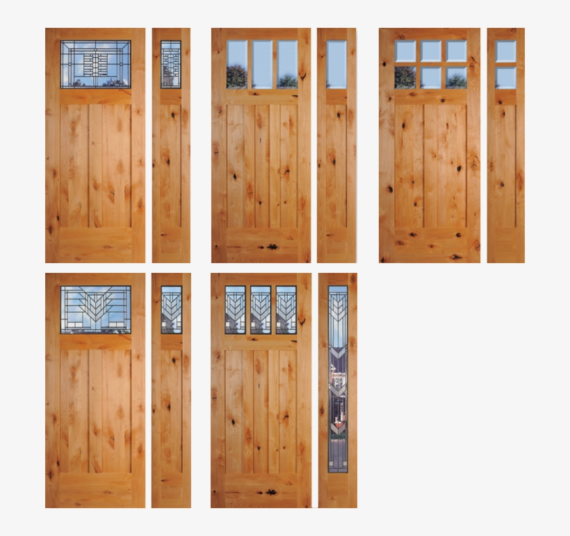 King County Wa Exterior Knotty Alder Door Installation - Knotty Alder Wood Door, transparent png