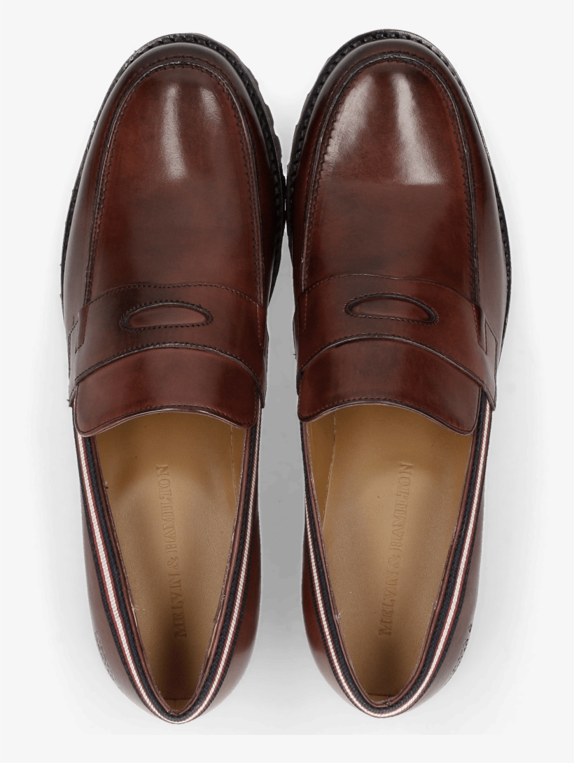 Loafers Pit 4 Plum Strap - Leather, transparent png