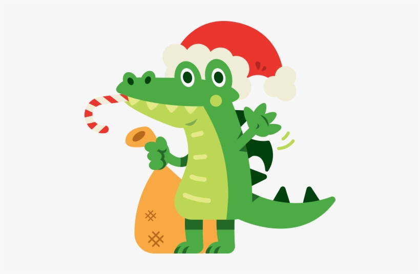 Cute Santa Dragon - Dragon, transparent png