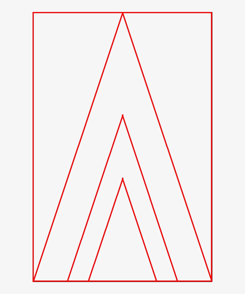 Pentagram Bottom - Triangle, transparent png