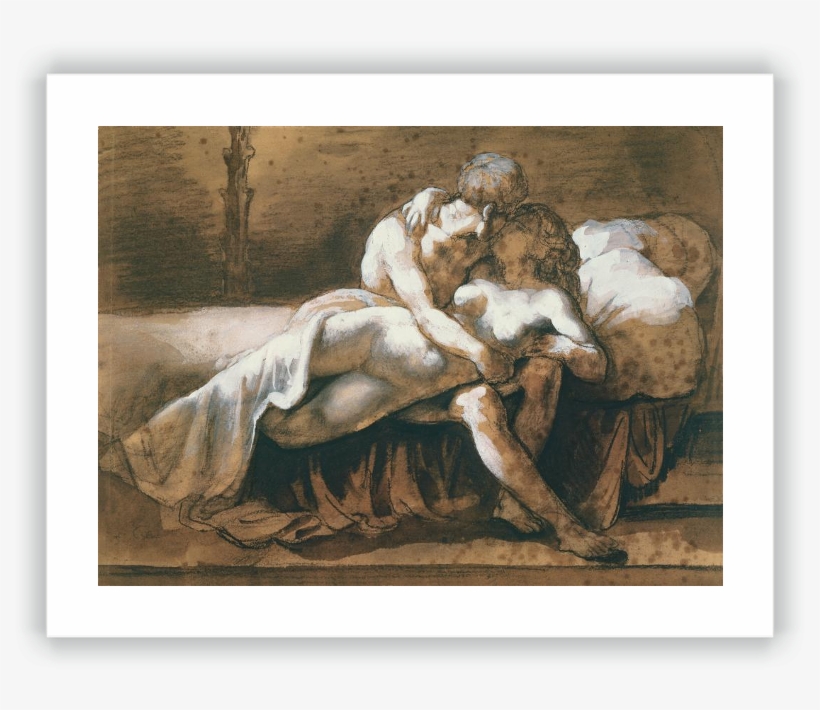 El Beso - Romantic Kiss Art, transparent png