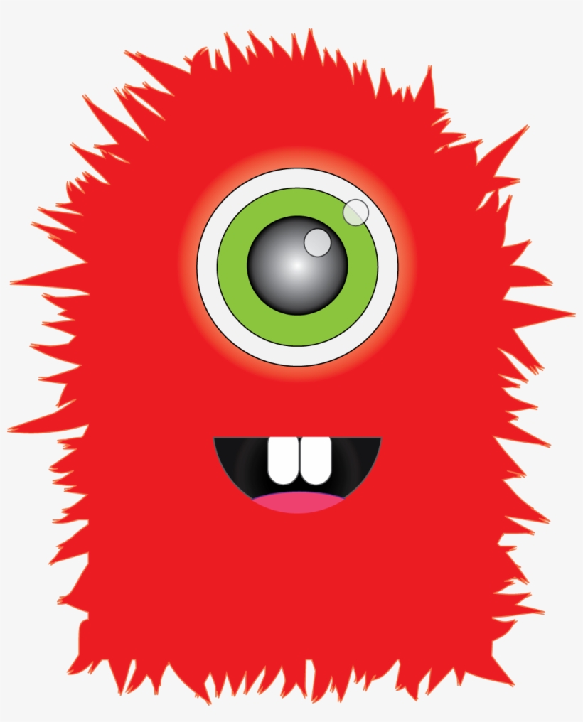 Monster Clipart Red - Monster Clipart Png Red, transparent png
