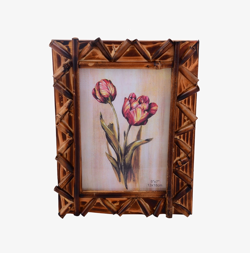 Designer Dark Brown Wooden Frame - Picture Frame, transparent png