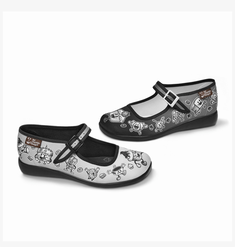 Chocolaticas® Cartoon Women's Mary Jane Flat - Ballet Flat, transparent png
