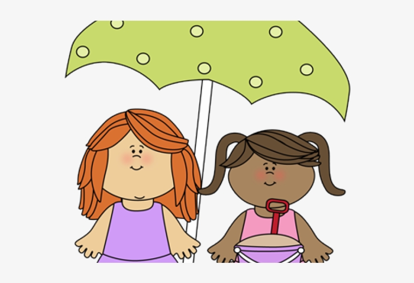 Sand Monster Clipart Girl - Kids Summer Clipart, transparent png